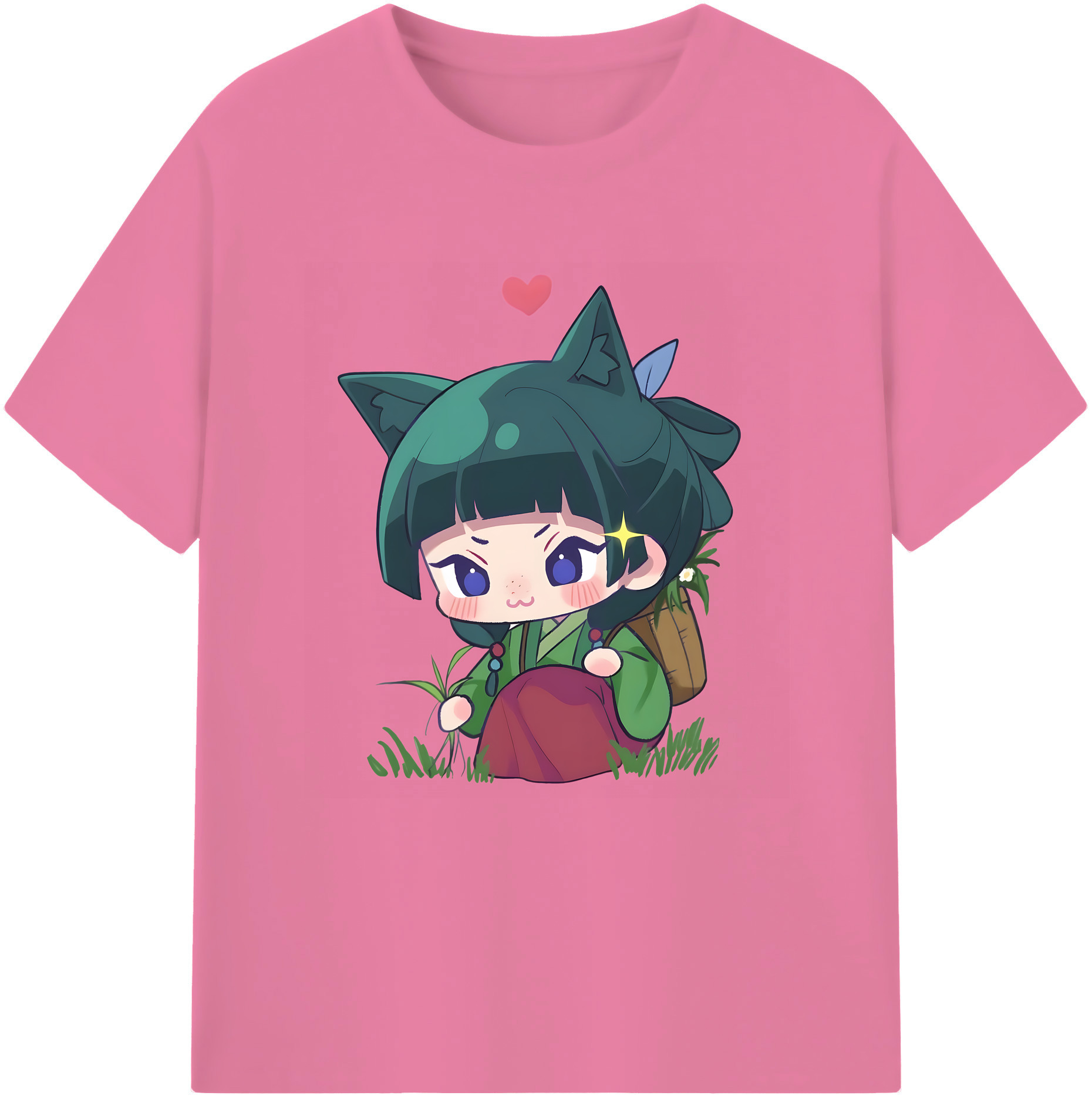 （画像用） 薬屋のひとりごと The Apothecary Diaries 綿100％半袖Tシャツ（フロントプリント）